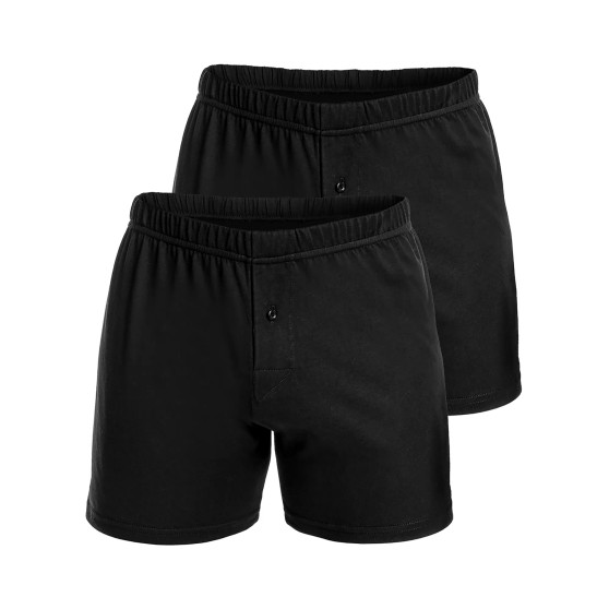 Men's Premium Cotton Knit Boxers, Pack of 2