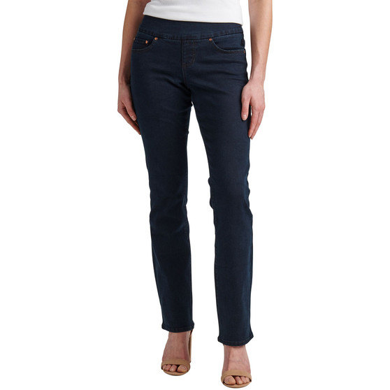 Women's Peri Mid Rise Straight Leg Pull-On Jeans