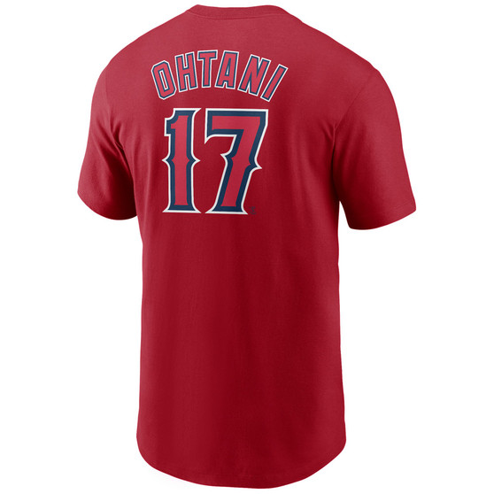 Men's Shohei Ohtani Los Angeles Angels Name and Number Player T-Shirt