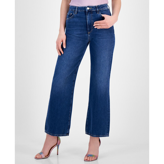 Women's Wide-Leg Denim Ankle Jeans