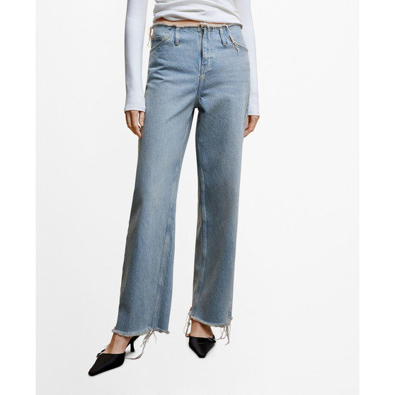 Women's Wide leg Mid-Rise Jeans