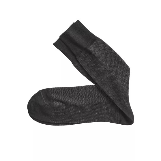 Herringbone Panel Socks