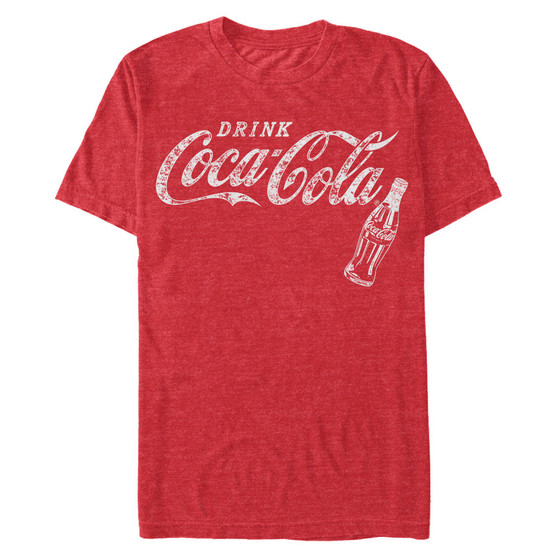 Coca-Cola Men's Retro Coke Bottle Short Sleeve T-Shirt