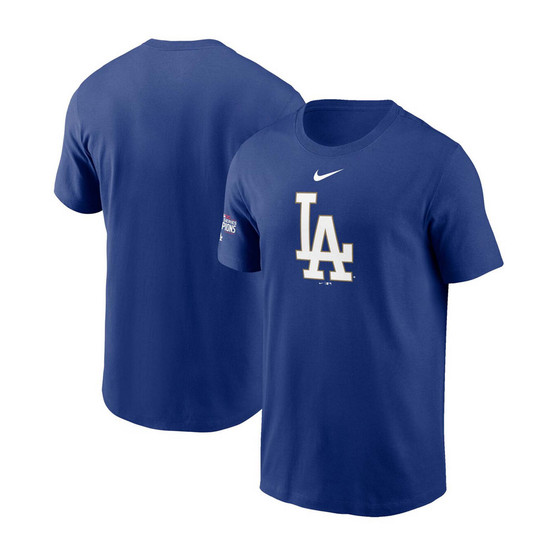 Men's Royal Los Angeles Dodgers 2021 Gold Program Logo T-shirt
