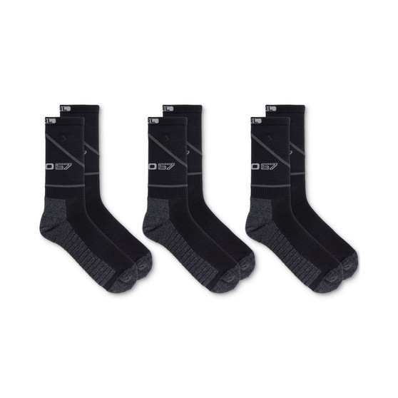Men's Polo Reflective Crew Socks, 3-Pack