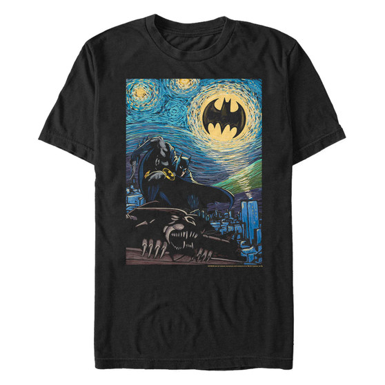 Men's Batman Stary Short Sleeve T-shirt