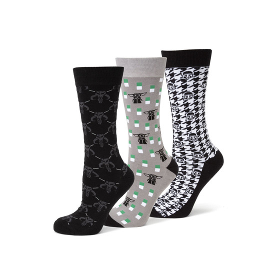 Men's The Mandalorian Socks Gift Set, Pack of 3
