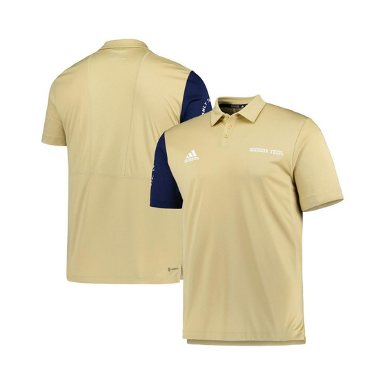 Men's Gold Georgia Tech Yellow Jackets AEROREADY Polo Shirt