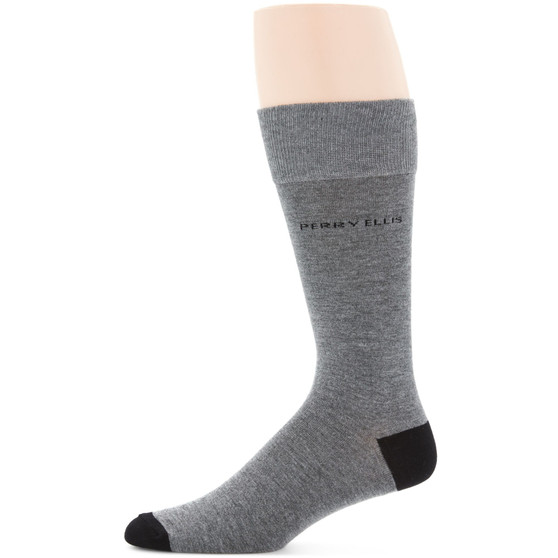 Perry Ellis Men's Logo Socks