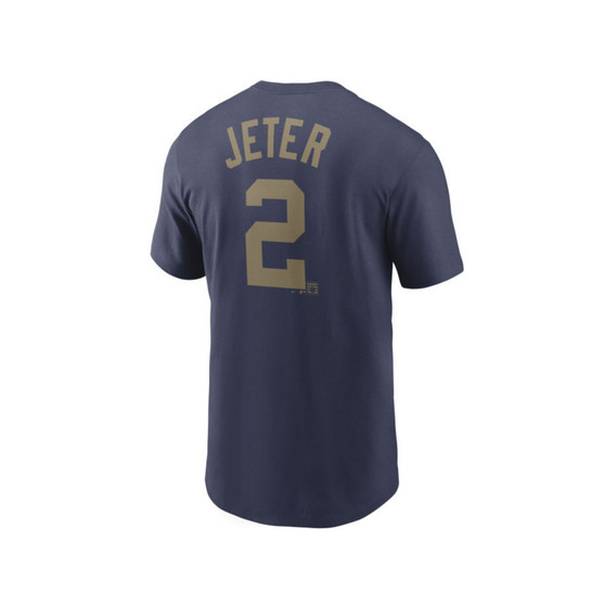 New York Yankees Men's Enshrined in Gold Player T-Shirt - Derek Jeter