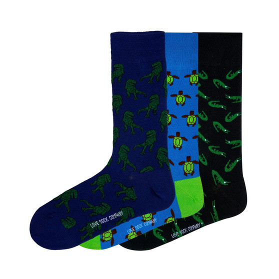 Men's Ancient Bundle Novelty Crew Socks, Pack of 3