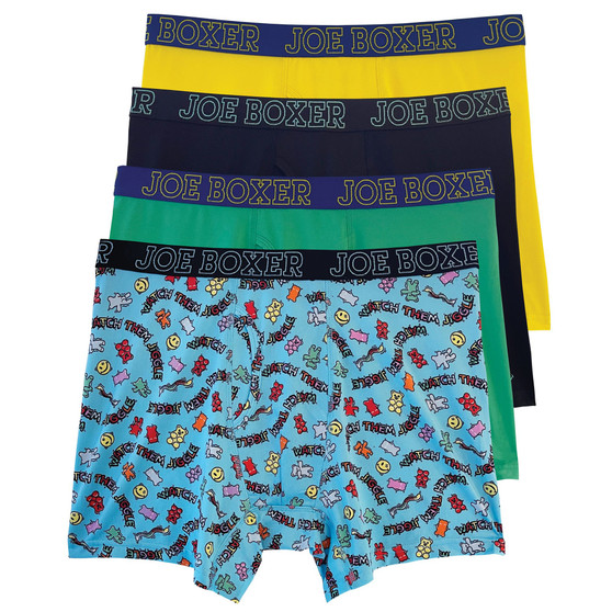 Men's Jiggle Bears Boxer Briefs, Pack of 4