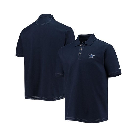 Men's Navy Dallas Cowboys Logo Emfielder Polo Shirt