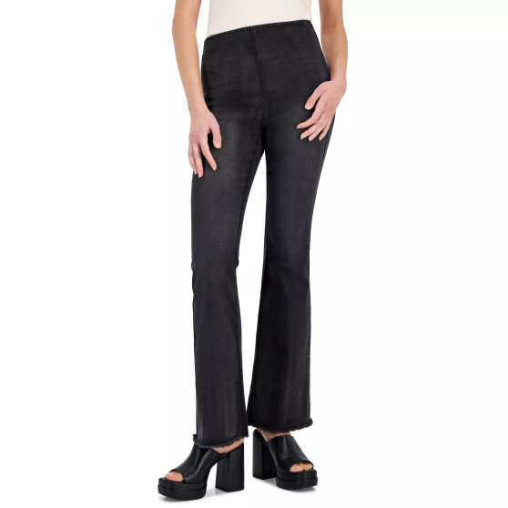 Juniors' High-Rise Pull-On Flare Pants, Created for Macy's