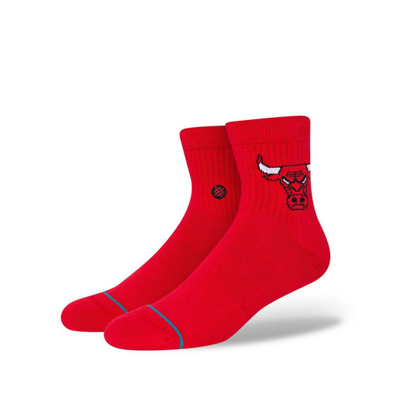 Men's Chicago Bulls Logo Quarter Socks