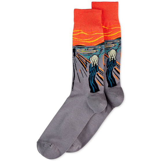 Men's Socks, The Scream