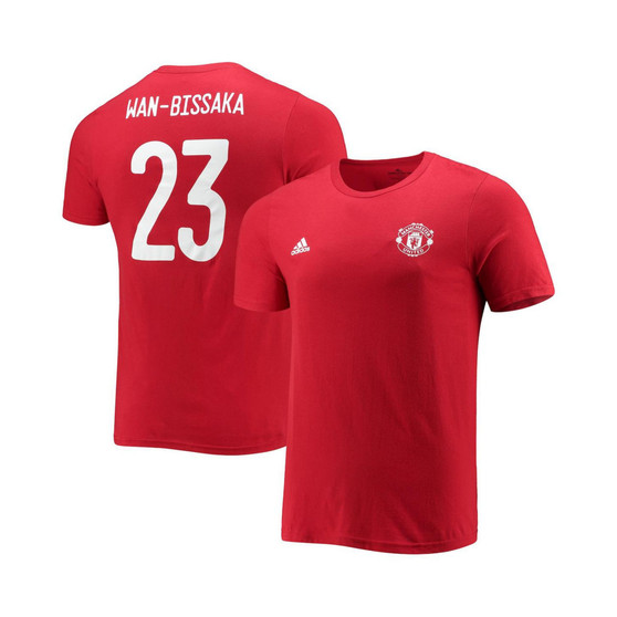 Men's Aaron Wan-Bissaka Red Manchester United Amplifier Name and Number T-shirt