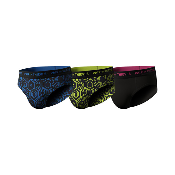 Men's Super-Fit Assorted Briefs, 3-Pack