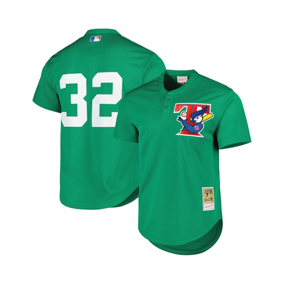 Men's Green Toronto Blue Jays Cooperstown Collection Mesh Batting Practice Jersey