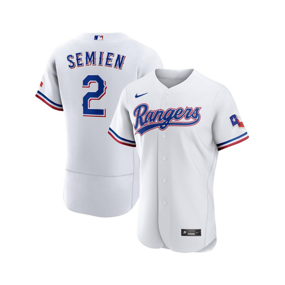 Men's Marcus Semien White Texas Rangers Home Authentic Player Jersey