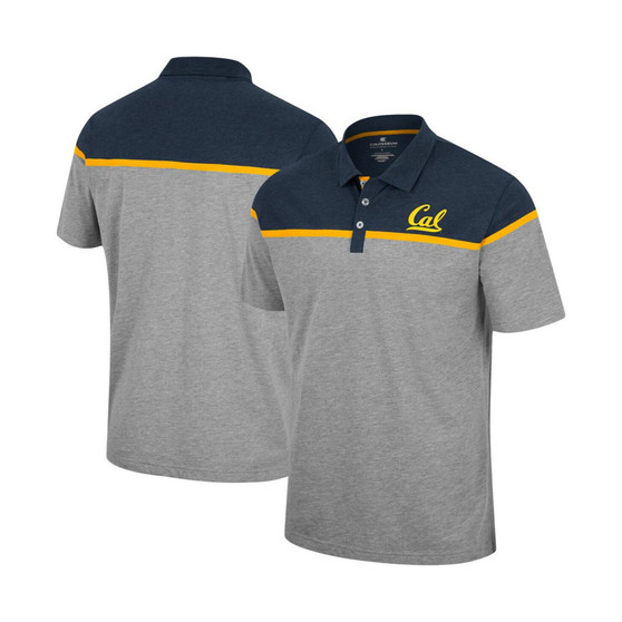 Men's Heather Gray Cal Bears Chamberlain Polo Shirt