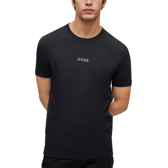 Men's Stretch-Cotton Regular-Fit Logo Tape T-shirt