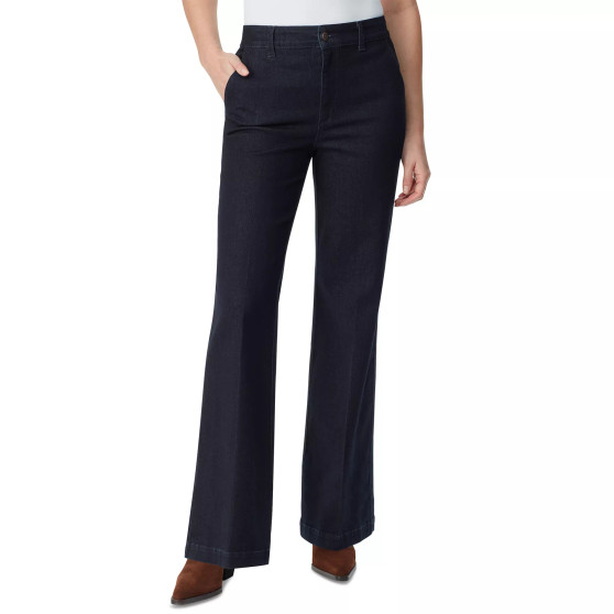 Women's High-Rise Flared-Hem Jeans