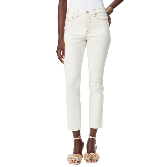 Women's High-Rise Slim-Fit Straight-Leg Ankle Jeans