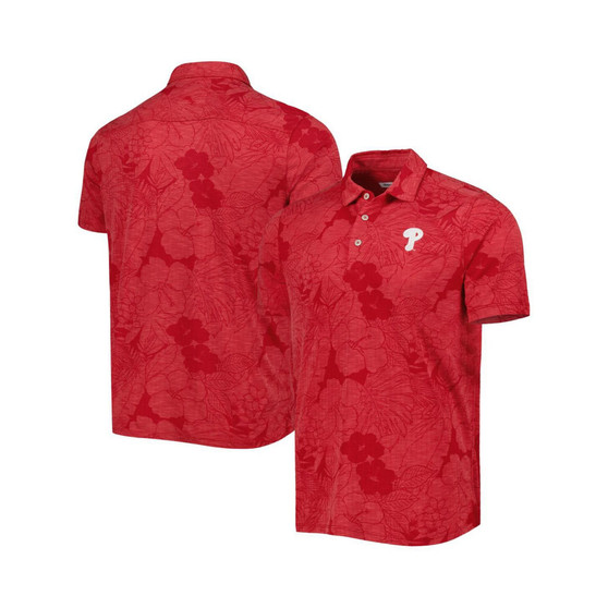 Men's Red Philadelphia Phillies Miramar Blooms Polo Shirt