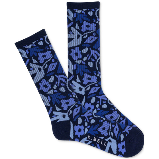 Men's Floral Camo Active Crew Socks