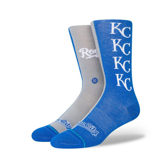 Men's Kansas City Royals Split Crew Socks
