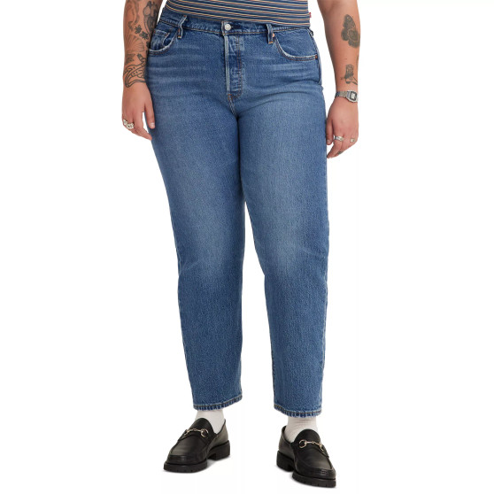 Trendy Plus Size 501® Cotton High-Rise Jeans