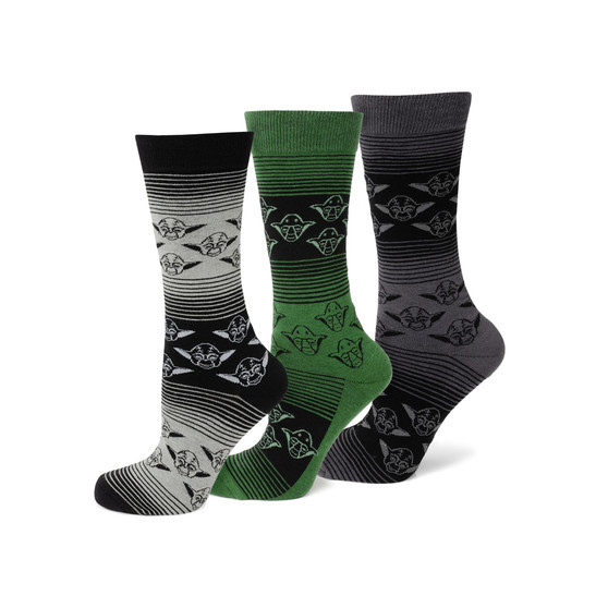 Men's Yoda Sock Gift Set, Pack of 3