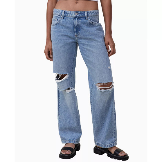 Women's Low Rise Straight Jeans