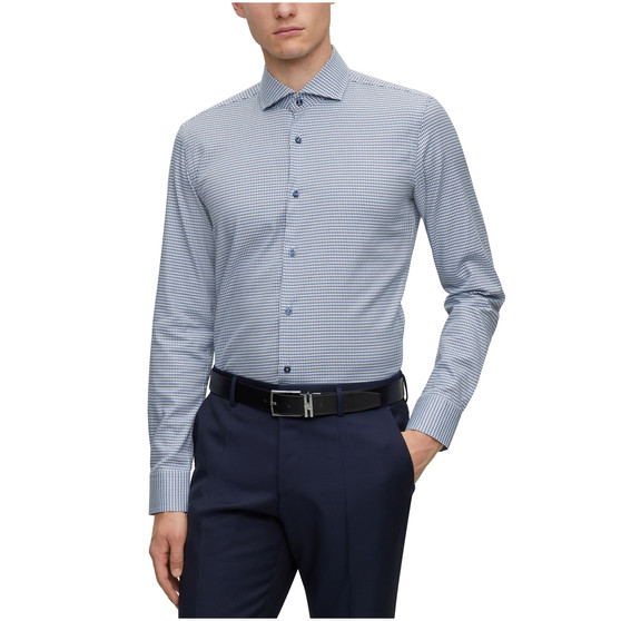 Men's Micro-Structured Slim-Fit Shirt