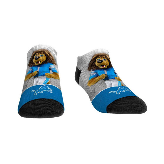 Men's and Women's Socks Detroit Lions Mascot Walkout Low Cut Socks