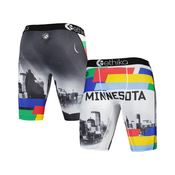 Men's White Minnesota Timberwolves City Edition Boxer Briefs