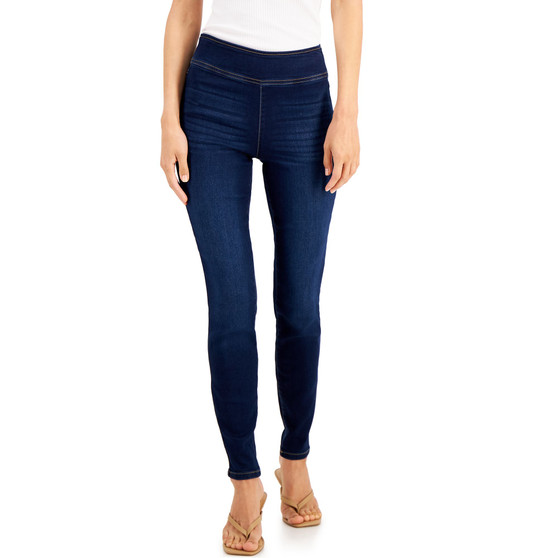 Petite Curvy Pull-On Denim Jeggings, Created for Macy's