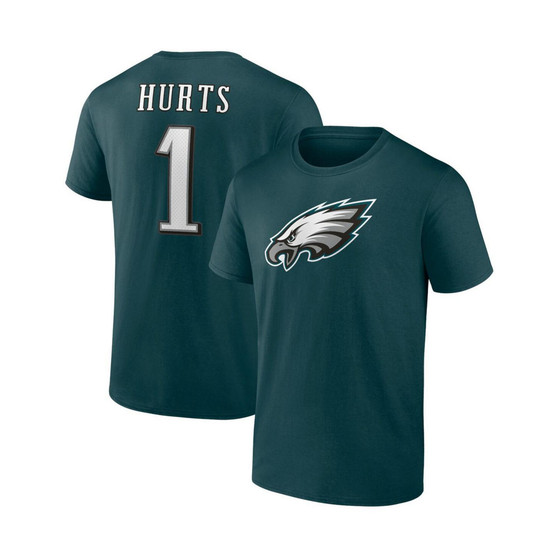 Men's Branded Jalen Hurts Midnight Green Philadelphia Eagles Player Icon T-shirt