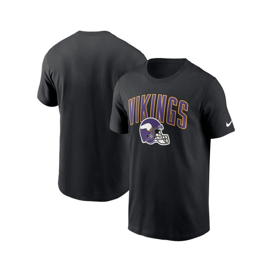 Men's Black Minnesota Vikings Team Athletic T-shirt