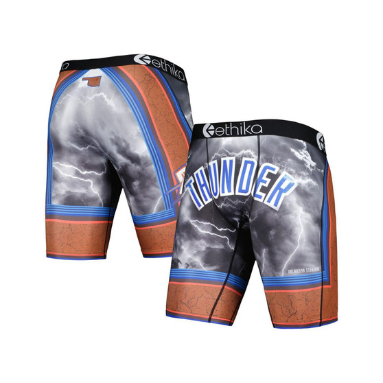 Men's Black Oklahoma City Thunder City Edition Boxer Briefs