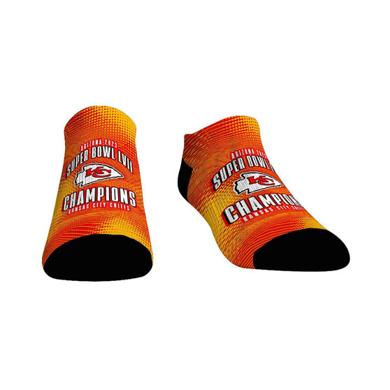 Men's and Women's Socks Kansas City Chiefs Super Bowl LVII Champions Low Cut Socks