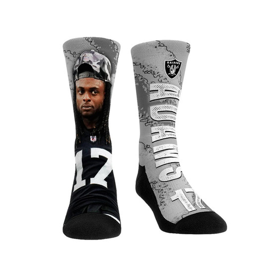 Men's and Women's Socks Davante Adams Las Vegas Raiders Big Player Crew Socks