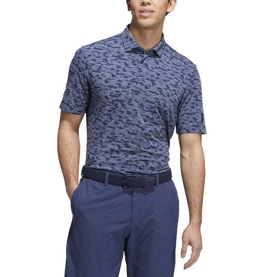 Men's Two-Button Camo Polo Shirt