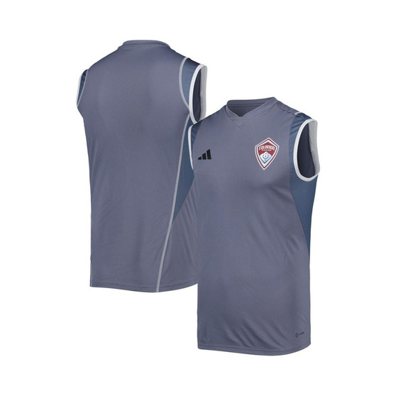 Men's Gray Colorado Rapids 2023 On-Field Sleeveless Training Jersey