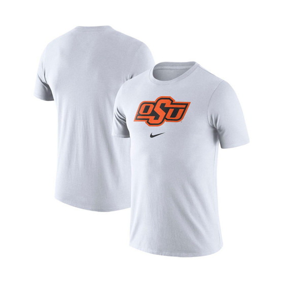 Men's White Oklahoma State Cowboys Essential Logo T-shirt