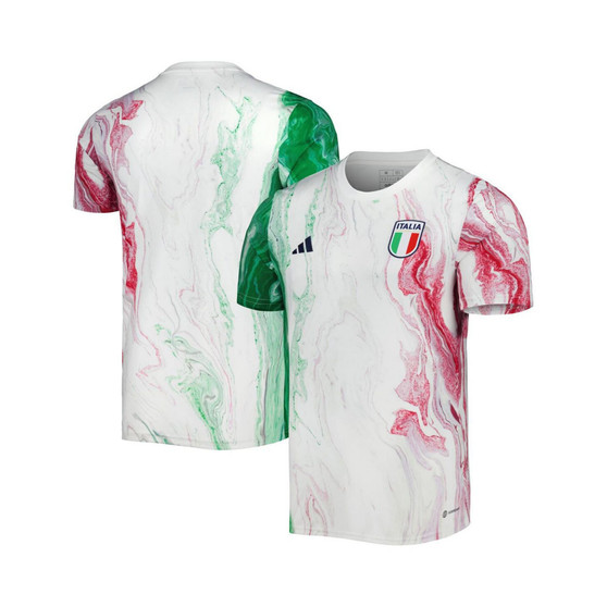 Men's Green, White Italy National Team 2023/24 Pre-Match Top