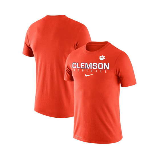 Men's Orange Clemson Tigers Football Practice Legend Performance T-shirt