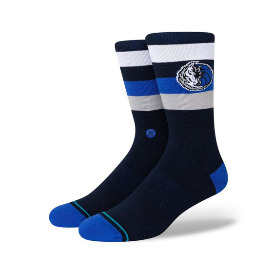 Men's Dallas Mavericks Stripe Crew Socks