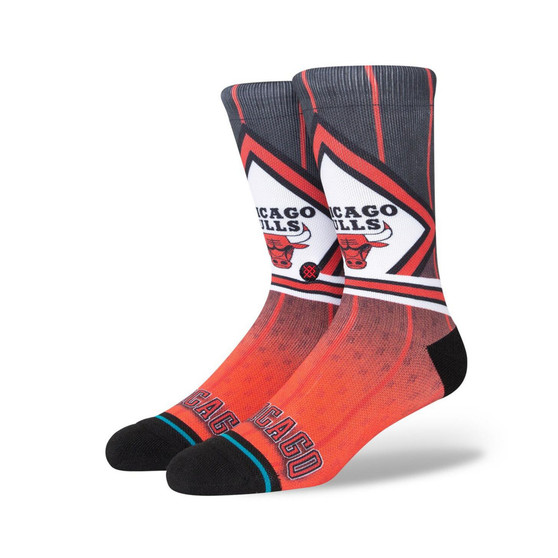 Men's Chicago Bulls Hardwood Classics Fader Collection Crew Socks